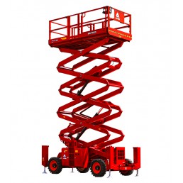 SCISSOR rough terrain WORKING PLATFORM SR1623 680KG 18M