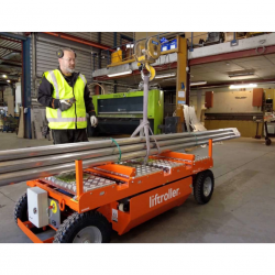 Liftroller E Mover - Remote controlled-Electric moving & lifting platform for materials and equipment up to 1200kg