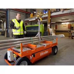 Liftroller E Mover - Remote controlled-Electric moving & lifting platform for materials and equipment up to 1200kg