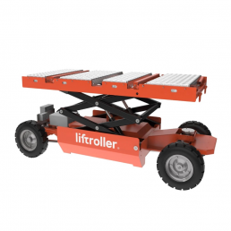 Liftroller E-mover - Ηλεκτρική πλατφόρμα μεταφοράς ασύρματου χειρισμού & ανύψωσης εμπορευμάτων και εξοπλισμού εως 1200kg!
