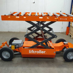 Liftroller e-wagon - Electric moving & lifting platform for materials and equipment up to 1200kg
