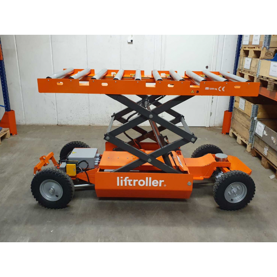 Liftroller e-wagon - Electric moving & lifting platform for materials and equipment up to 1200kg Liftroller e-wagon - Electric moving & lifting platform for materials and equipment up to 1200kg - Kapountalis