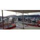 Liftroller floor - Platform for rolling materials and equipment from balcony or platform - Kapountalis