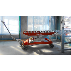 Liftroller wagon - Moving & lifting platform for materials and equipment 