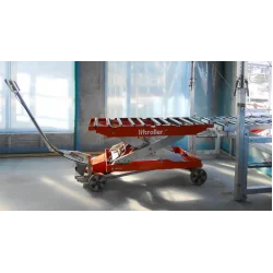 Liftroller wagon - Χειροκίνητη πλατφόρμα μεταφοράς & ανύψωσης εμπορευμάτων και εξοπλισμού 