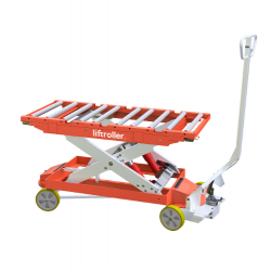 Liftroller wagon - Moving & lifting platform for materials and equipment Liftroller wagon - Moving & lifting platform for materials and equipment