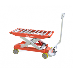 Liftroller wagon - Χειροκίνητη πλατφόρμα μεταφοράς & ανύψωσης εμπορευμάτων και εξοπλισμού 