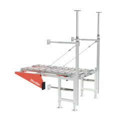 Liftroller - Platform for rolling materials and equipment through the window