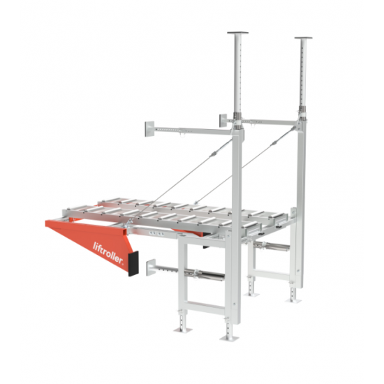 Liftroller - Platform for rolling materials and equipment through the window - Kapountalis