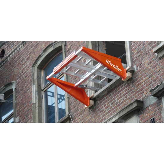 Liftroller - Platform for rolling materials and equipment through the window - Kapountalis