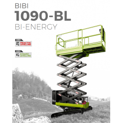ALMACRAWLER MINI CRAWLER SCISSOR LIFT BIBI 1090BL BI-ENERGY - 10M 300KG ALMACRAWLER MINI CRAWLER SCISSOR LIFT BIBI 1090BL BI-ENERGY - 10M 300KG