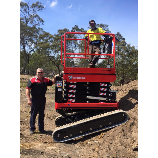 ALMACRAWLER MINI CRAWLER SCISSOR LIFT BIBI 850BL - 7.9M 250KG - Kapountalis