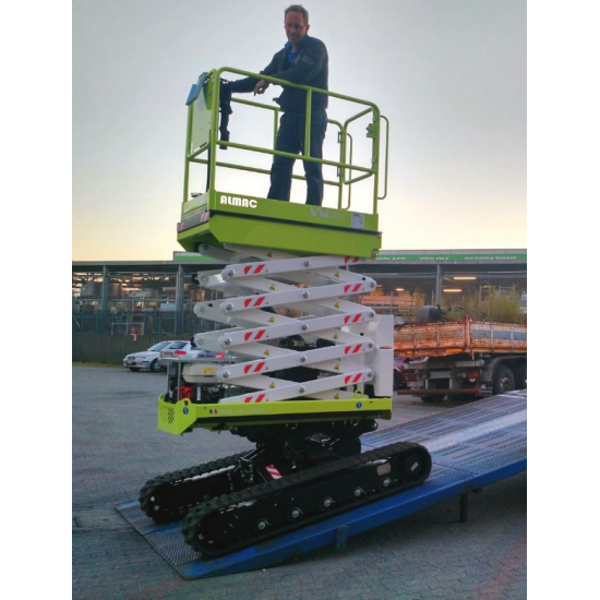 ALMACRAWLER MINI CRAWLER SCISSOR LIFT BIBI 850BL - 7.9M 250KG - Kapountalis
