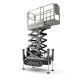ALMACRAWLER MINI CRAWLER SCISSOR LIFT BIBI 850HE - 7.8M 250KG - Kapountalis
