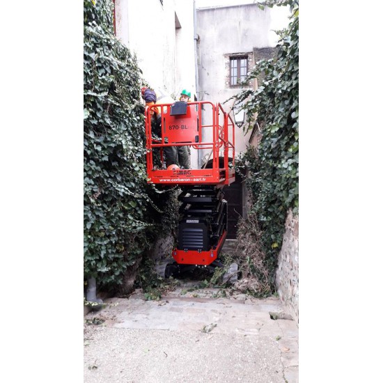 ALMACRAWLER MINI CRAWLER SCISSOR LIFT BIBI 870BL EVO - 7.9M 250KG ALMACRAWLER MINI CRAWLER SCISSOR LIFT BIBI 870BL EVO - 7.9M 250KG - Kapountalis