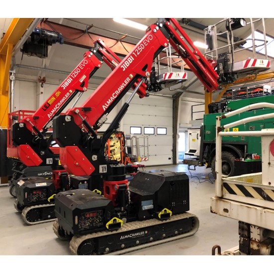SECOND HAND ALMACRAWLER CRAWLER TELESCOPIC BOOM LIFT JIBBI 1250 EVO - 12.2Μ 230KG - 2019 SECOND HAND ALMACRAWLER CRAWLER TELESCOPIC BOOM LIFT JIBBI 1250 EVO - 12.2Μ 230KG - 2019 - Kapountalis