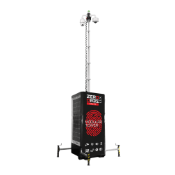 LUXTOWER ZEROZERO LUX SOLAR | Solar-Powered Equipment Support Tower | 6m LUXTOWER ZEROZERO LUX SOLAR | Solar-Powered Equipment Support Tower | 6m