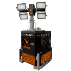 LUXTOWER LUX CUBO | High‑Power Lighting Tower up to 9300 m² with Generator and hydraulic Lift up to 8 m LUXTOWER LUX CUBO | High‑Power Lighting Tower up to 9300 m² with Generator and hydraulic Lift up to 8 m