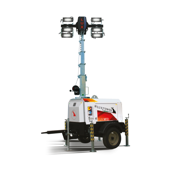 LUXTOWER LUX M12 PLUS | High‑Power Lighting Tower up to 7000 m² - Kapountalis