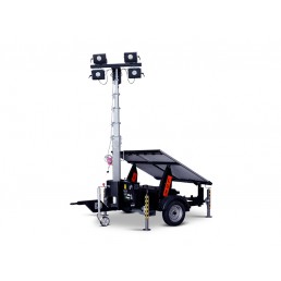 LUXTOWER LUX SOLAR | High-power light tower up to 2650 m² 