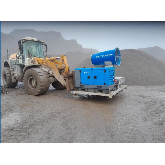 MB Dustcontrol SprayCannon 40–100 SKID | Dust suppression system | 40–100 m MB Dustcontrol SprayCannon 40–100 SKID | Dust suppression system | 40–100 m - Kapountalis