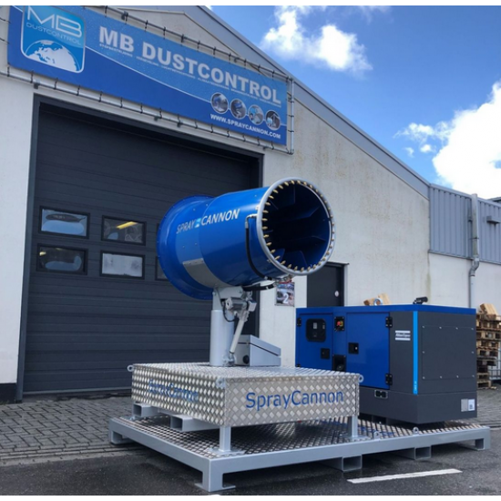 MB Dustcontrol SprayCannon 40–100 SKID | Dust suppression system | 40–100 m MB Dustcontrol SprayCannon 40–100 SKID | Dust suppression system | 40–100 m - Kapountalis