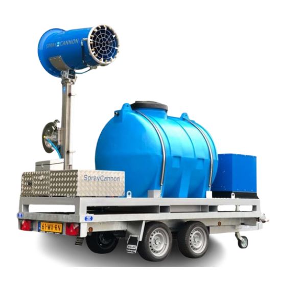 MB Dustcontrol SprayCannon 40 SS-M | Dust suppression system | 40 m - Kapountalis
