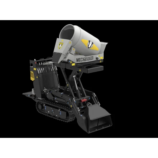 ΕΡΠΥΣΤΡΙΟΦΟΡΟΣ ΜΕΤΑΦΟΡΕΑΣ MP01 ΓΙΑ 1070 KG MECHBADGER - TRACKED MIXER ΒΕΝΖΙΝΟΚΙΝΗΤΟ - Kapountalis