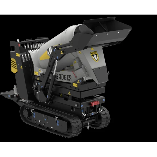ΕΡΠΥΣΤΡΙΟΦΟΡΟΣ ΜΕΤΑΦΟΡΕΑΣ MP01 ΓΙΑ 1070 KG MECHBADGER - TRACKED MIXER ΒΕΝΖΙΝΟΚΙΝΗΤΟ - Kapountalis