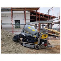 DIESEL TRACKED MIXER FOR 1070 KG - MECHBADGER DIESEL TRACKED MIXER FOR 1070 KG - MECHBADGER
