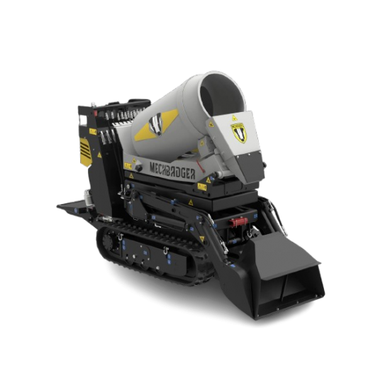 DIESEL TRACKED MIXER FOR 1070 KG - MECHBADGER DIESEL TRACKED MIXER FOR 1070 KG - MECHBADGER - Kapountalis