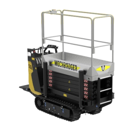 DIESEL SCISSOR WORKING PLATFORMS 7M -MECHBADGER 