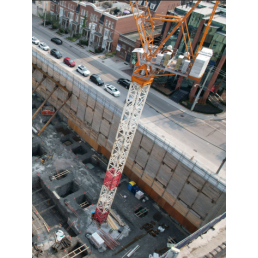 LUFFING JIB TOWER CRANE RTL285B MAXIMUM CAPACITY 18.000KG - 60M LENGTH & 72,40M HEIGHT