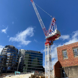 LUFFING JIB TOWER CRANE RTL325A MAXIMUM CAPACITY 20.000KG - 65M LENGTH & 72,40M HEIGHT