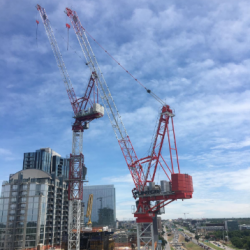 LUFFING JIB TOWER CRANE RTL325B MAXIMUM CAPACITY 20.000KG - 65M LENGTH & 72,40M HEIGHT