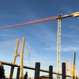 FLAT TOP CRANE RTM200M MAX CAPACITY 10000KG - 65,3M LENGTH & 70,95M HEIGHT