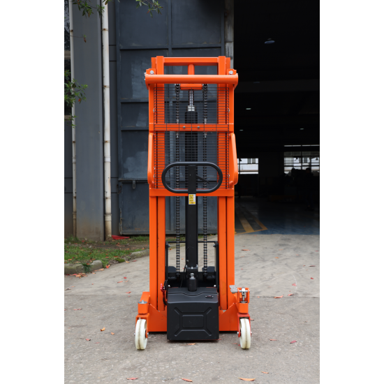 Semi-electric stacker 1000kg,2500mm stroke - Kapountalis