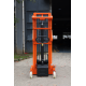 Semi-electric stacker 1000kg,2500mm stroke - Kapountalis