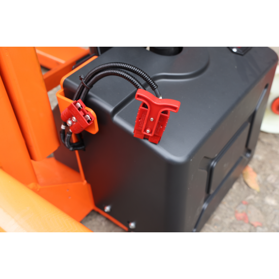 Semi-electric stacker 1000kg,2500mm stroke - Kapountalis