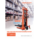 Semi-electric stacker 1000kg,2500mm stroke - Kapountalis