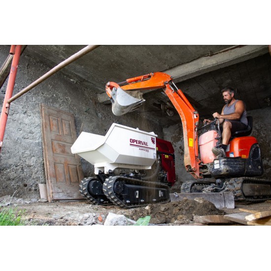 P08 Mini Dumper OPERVAL για 800kg με ασυρματο χειρισμο P08 Mini Dumper OPERVAL για 800kg με ασυρματο χειρισμο - Kapountalis