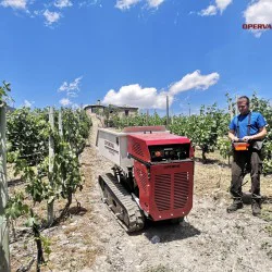 P08 Mini Dumper OPERVAL για 800kg με ασυρματο χειρισμο