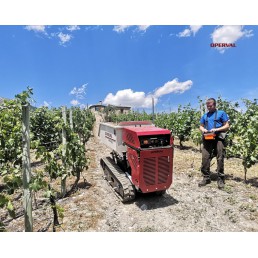 P08 Mini Dumper OPERVAL για 800kg με ασυρματο χειρισμο