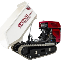 P08 Mini Dumper OPERVAL για 800kg με ασυρματο χειρισμο