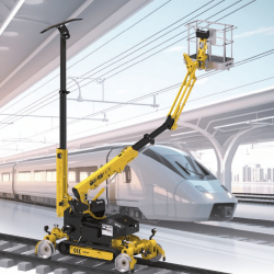 Platform Basket RR11T | Ερπυστριοφόρο Αυτοκινούμενο αρθρωτό καλαθοφόρο συντήρησης σιδηροδρόμων | 10.5 m 230 kg Platform Basket RR11T | Ερπυστριοφόρο Αυτοκινούμενο αρθρωτό καλαθοφόρο συντήρησης σιδηροδρόμων | 10.5 m 230 kg