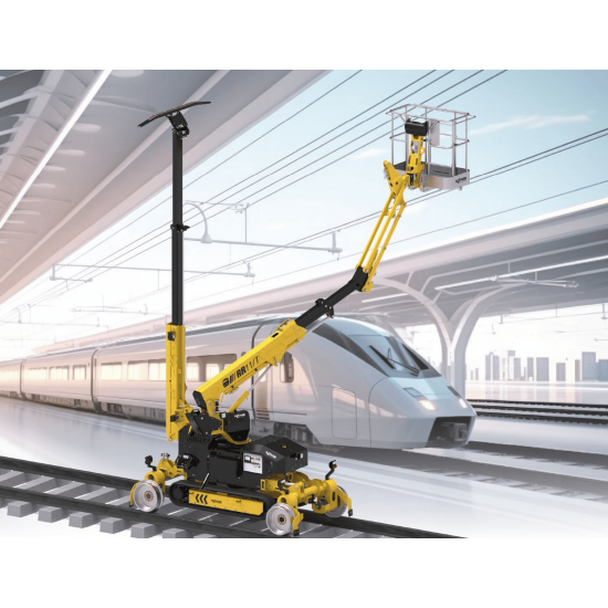 Platform Basket RR11T | Ερπυστριοφόρο Αυτοκινούμενο αρθρωτό καλαθοφόρο συντήρησης σιδηροδρόμων | 10.5 m 230 kg Platform Basket RR11T | Ερπυστριοφόρο Αυτοκινούμενο αρθρωτό καλαθοφόρο συντήρησης σιδηροδρόμων | 10.5 m 230 kg - Kapountalis