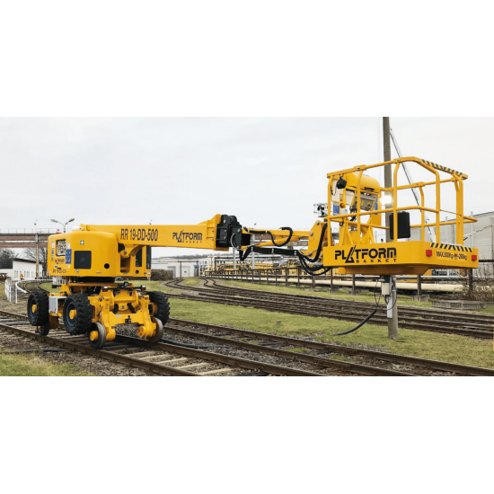 Platform Basket RR19/500 | Rail Boom Lift | 19 m 500 kg Platform Basket RR19/500 | Rail Boom Lift | 19 m 500 kg - Kapountalis