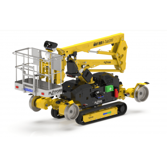 Platform Basket RR9/200 | Tracked Rail Boom Lift | 9.5 m 200 kg Platform Basket RR9/200 | Tracked Rail Boom Lift | 9.5 m 200 kg - Kapountalis