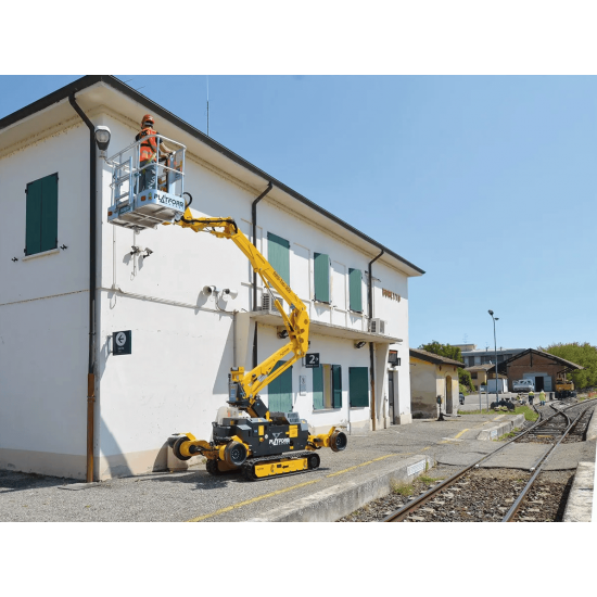 Platform Basket RR9/200 | Tracked Rail Boom Lift | 9.5 m 200 kg Platform Basket RR9/200 | Tracked Rail Boom Lift | 9.5 m 200 kg - Kapountalis
