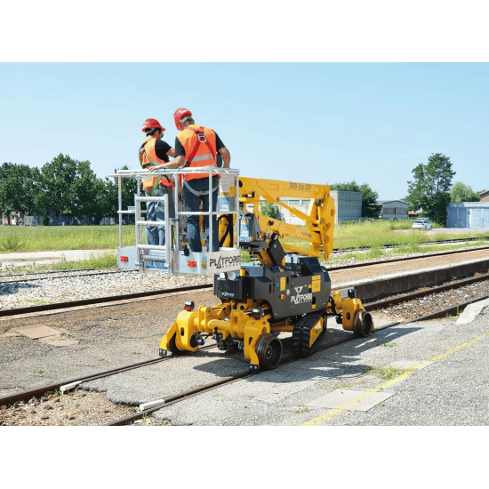 Platform Basket RR9/200 | Tracked Rail Boom Lift | 9.5 m 200 kg Platform Basket RR9/200 | Tracked Rail Boom Lift | 9.5 m 200 kg - Kapountalis